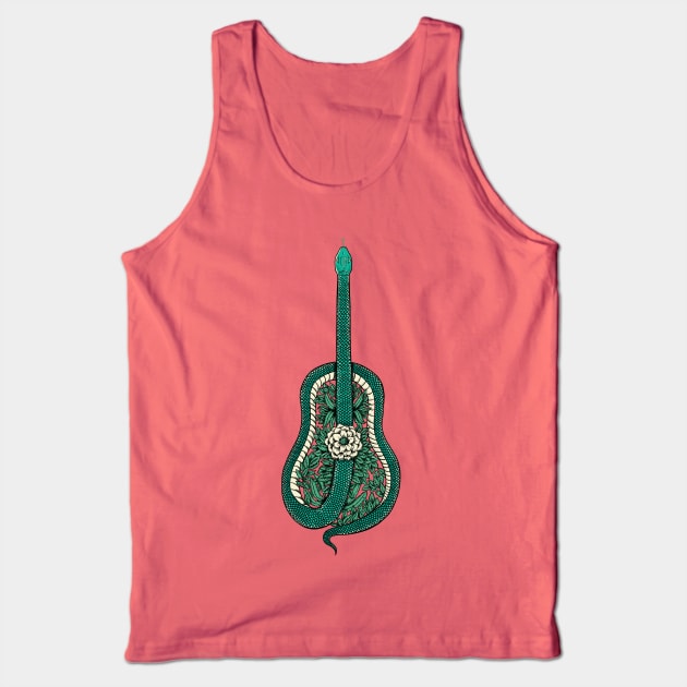 snake guitar Tank Top by coffeeman